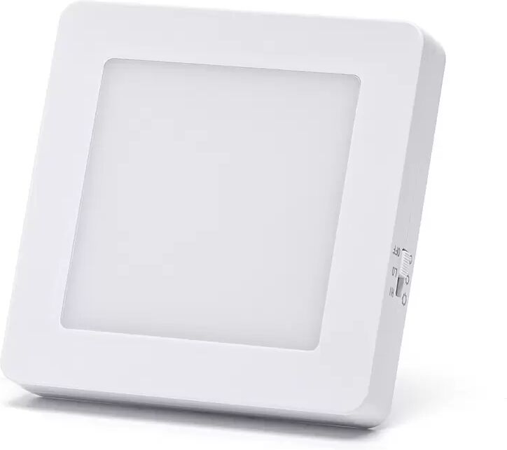 Lampada da notte a Led Quadrata da presa 0,36W con sensore Aigostar