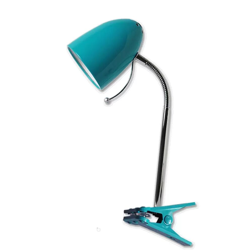 Lampada da scrivania Blu E27 con clip e braccio regolabile Aigostar
