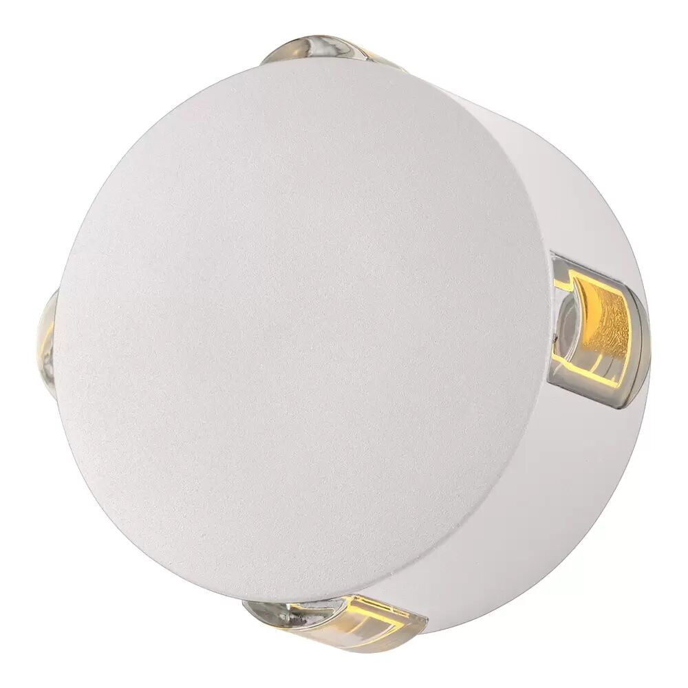 Applique Led da parete Dalì 4x1W Bianco IP54 Bianco neutro 4000K Novaline