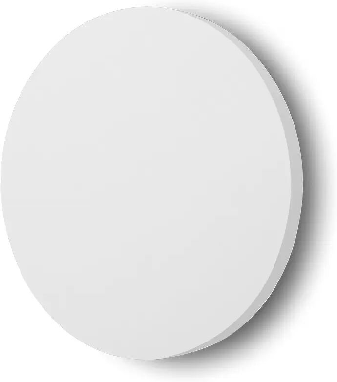 Applique Led da parete in gesso 10W rotonda Bianco caldo 3000K Novaline