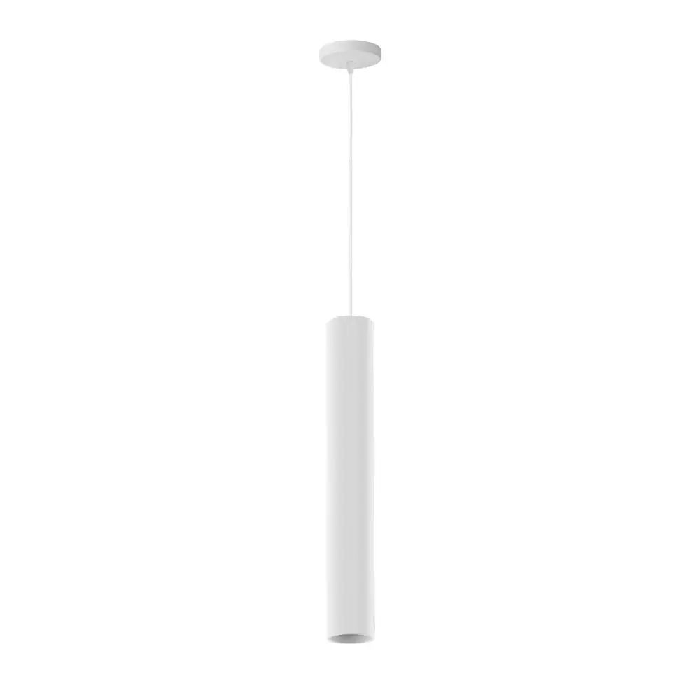 Lampadario Pendel Tube 50 in metallo Bianco a sospensione 1 x GU10 Novaline