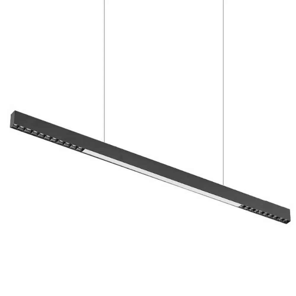 Lampadario Led da soffitto Vienna II Nero 40W Bianco caldo 3000K M LEDME