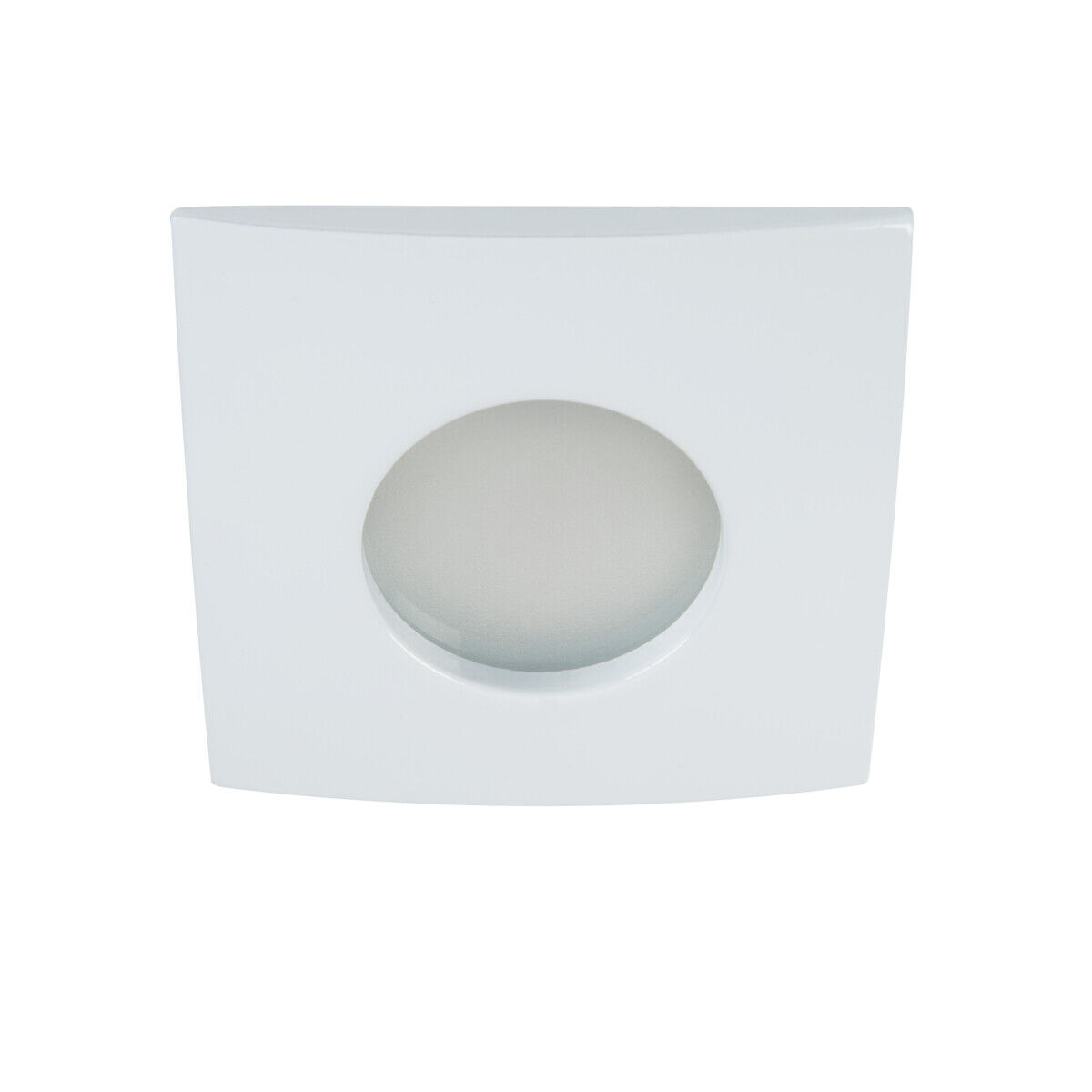 Kanlux Portafaretto Bianco Quadrato Qules Ac L-W Ip44 Ideale Per Bagno - 26300