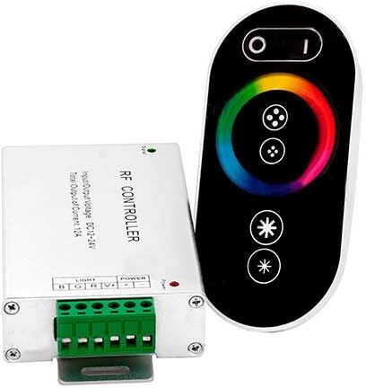 V-Tac Vt-2405 Controller Rf Per Strip Led Rgb Con Telecomando Touch - Sku 3312