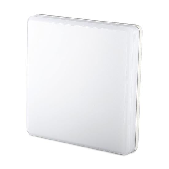 V-Tac Pro Vt-8033sq Plafoniera Led 15w Chip Samsung Trimless Soffitto Quadrato Bianco Caldo 3000k Ip44 Ik08 - Sku 13909