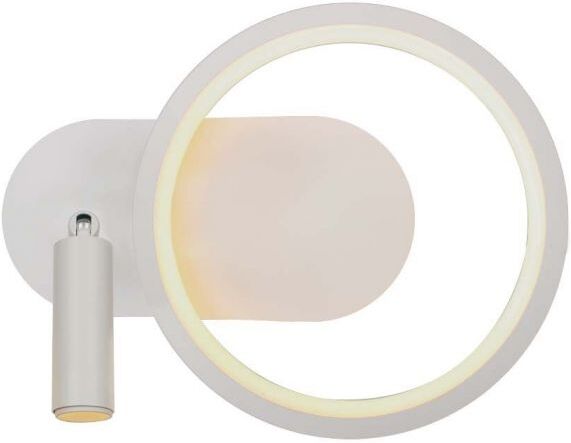 V-Tac Vt-7906 Lampada Da Parete Led Applique Moderno A Cerchio 14w In Metallo Corpo Bianco 25cm Luce 4000k - 14982