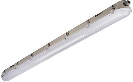 V-Tac Pro Vt-120136 Tubo Led Plafoniera Chip Samsung Smd 36w 120lm/w 120cm Bianco Naturale 4000k Corpo Bianco Cover Trasparente Waterproof Ip65 - Sku 20219