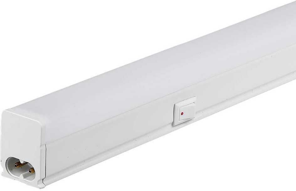 V-Tac Pro Vt-065 Plafoniera Lineare Led Raccordabile 7w Tubo T5 60cm Chip Samsung Con Switch On/off Luce 6400k Sku 21694