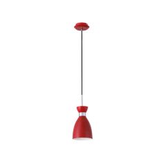 Kanlux Lampada A Sospensione E14 Rossa  Retro Hanging Lamp R Cod. 23997