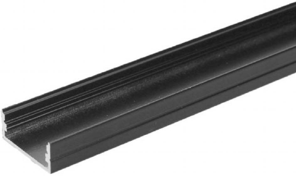 V-Tac Profilo In Alluminio 2mt Per Striscia Led Strip Colore Nero Installazione Plafone Sku 2876