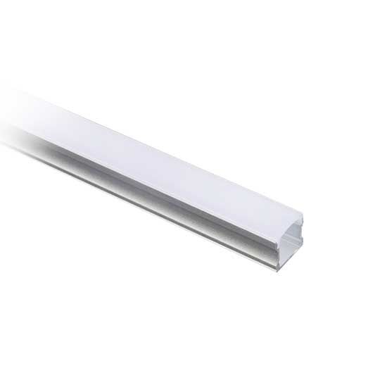 V-Tac Vt-8110 Profilo In Alluminio Lineare Da 2m Milky Cover Per Striscia Led - Sku 3354