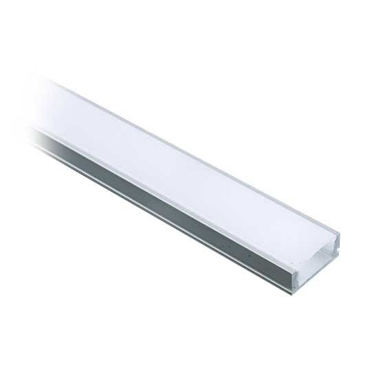 V-Tac Vt-8113-W Profilo In Alluminio Bianco Da 2m Milky Cover Per Striscia Led - Sku 3365