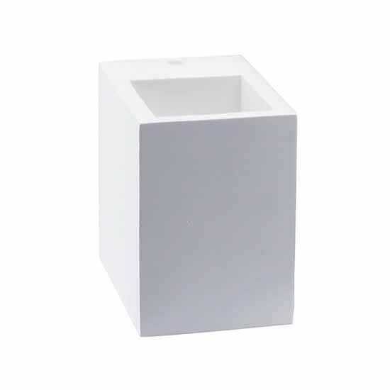 V-Tac Vt-858sq Portalampada Da Soffitto Quadrato In Gesso Per Lampade G9  – Sku 3695