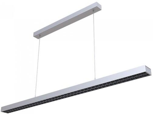 V-Tac Pro Vt-7-61 Plafoniera Led Linear Light A Sospensione Samsung Chip Smd 60w 4000k Up&down Alluminio Argento Dimmable Ugr<6 - Sku 607