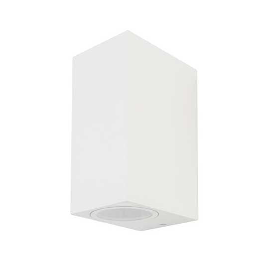 V-Tac Vt-7652 Portalampada Wall Light Quadrato Alluminio Bianco 2xgu10 – Sku 7541