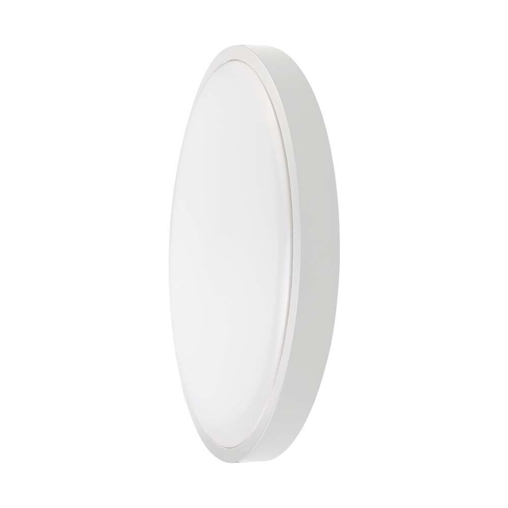 V-Tac Vt-8624w-Rd Plafoniera Led 24w Ip44 Rotonda Bianca 360° Design Moderno 3000k - Sku 7618