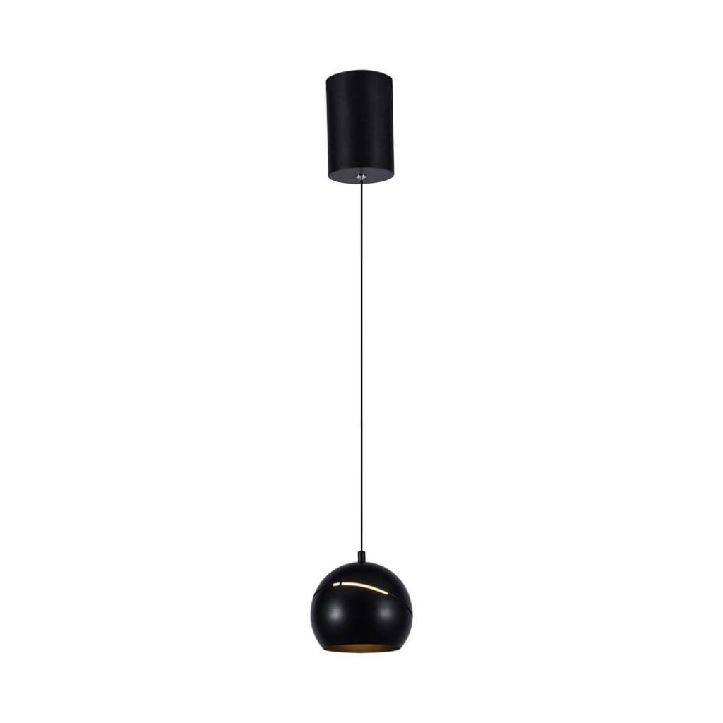 V-Tac Vt-7797 Lampadario Led 8.5w A Sospensione Forma Campana In Metallo Nero Accensione Touch D12cm Regolabile 3000k - 8001