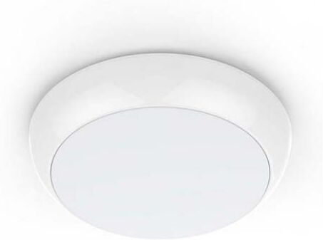 V-Tac Pro Vt-16 Plafoniera Led 15w Chip Samsung Soffitto Circolare Con Sensore Di Movimento + Crepuscolare Corpo Bianco Ip65 3000k - Sku 803