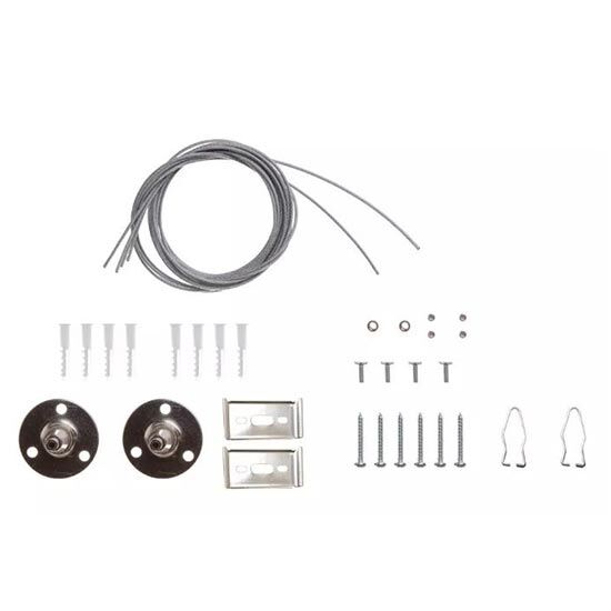 V-Tac Kit Per Montaggio A Sospensione Per Tubi E Plafoniere Led Lineari Waterproof - Sku 8119