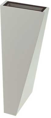 V-Tac Vt-826 Lampada Led Cob 6w Da Parete Alluminio Grigio Wall Light Bianco Naturale 4000k Ip65 - Sku 218300