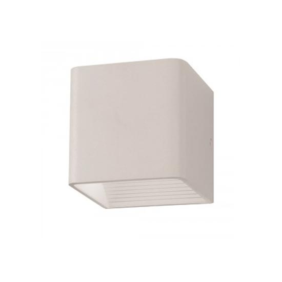 V-Tac Lampada Led 5w Da Parete 110lm/w Colore Bianco Satinato E Forma Quadrata 560lm Luce 4000k - 7095