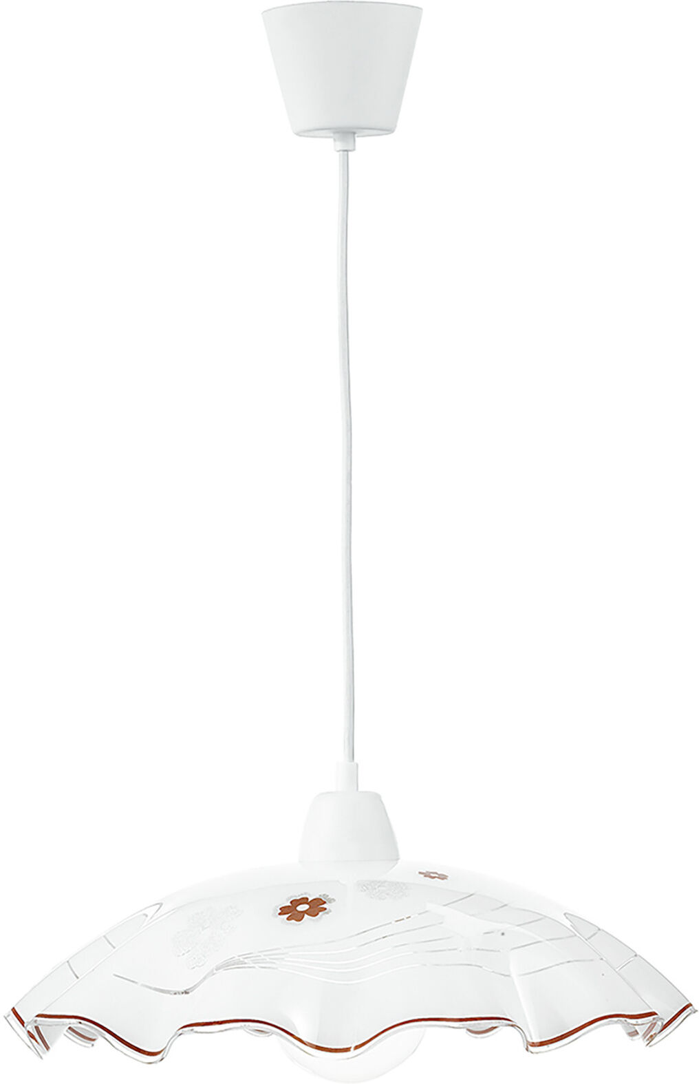 Lampadario Sospensione Victoria Henging Colore Bianco 60W