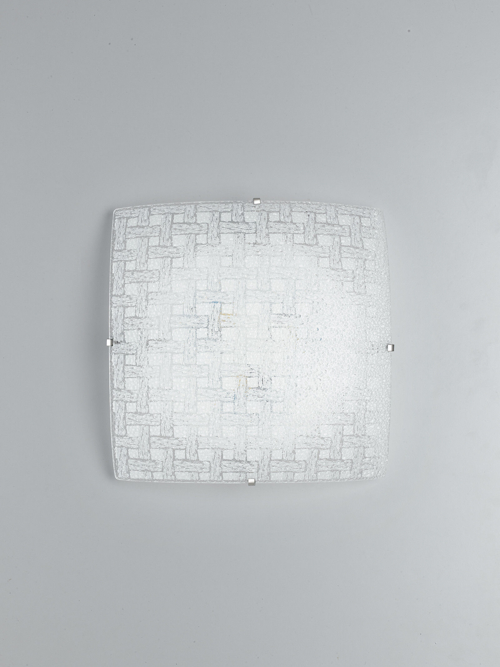 Lampadario Plafoniera Led Pamela Ceiling Lamp Colore Bianco 24W Mis 40 x 40 cm