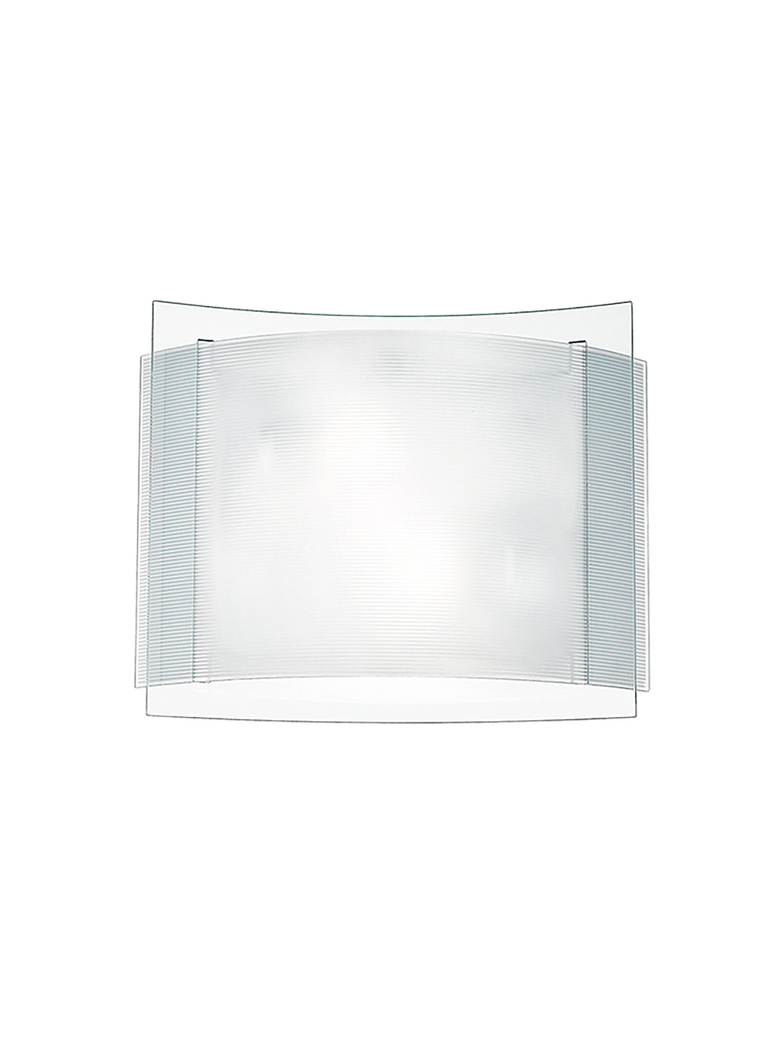 Lampadario Plafoniera Righe Ceiling Lamp Colore Bianco 60W Mis 38 x 35 cm