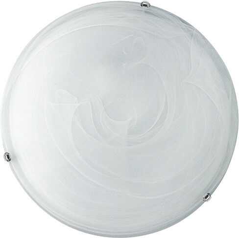 Lampadario Plafoniera Duna Ceiling Lamp Colore Bianco 60W Mis 30 cm