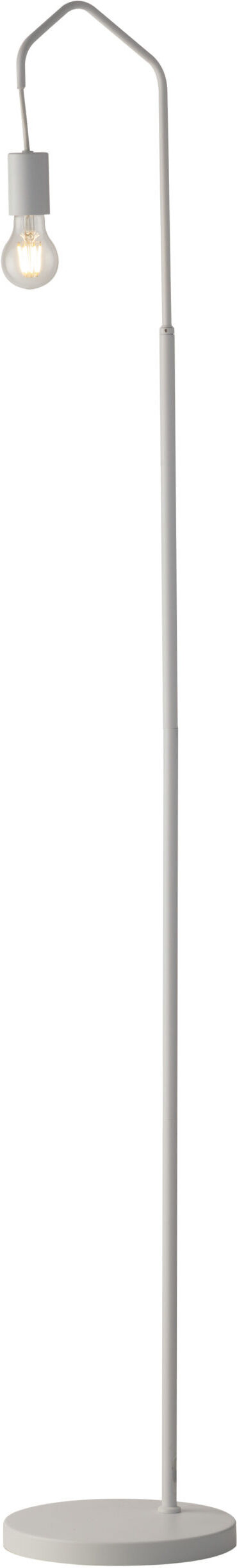 Lampadario Piantana Habitat Eclettico Colore Bianco 40W Dim 27 x 165 cm