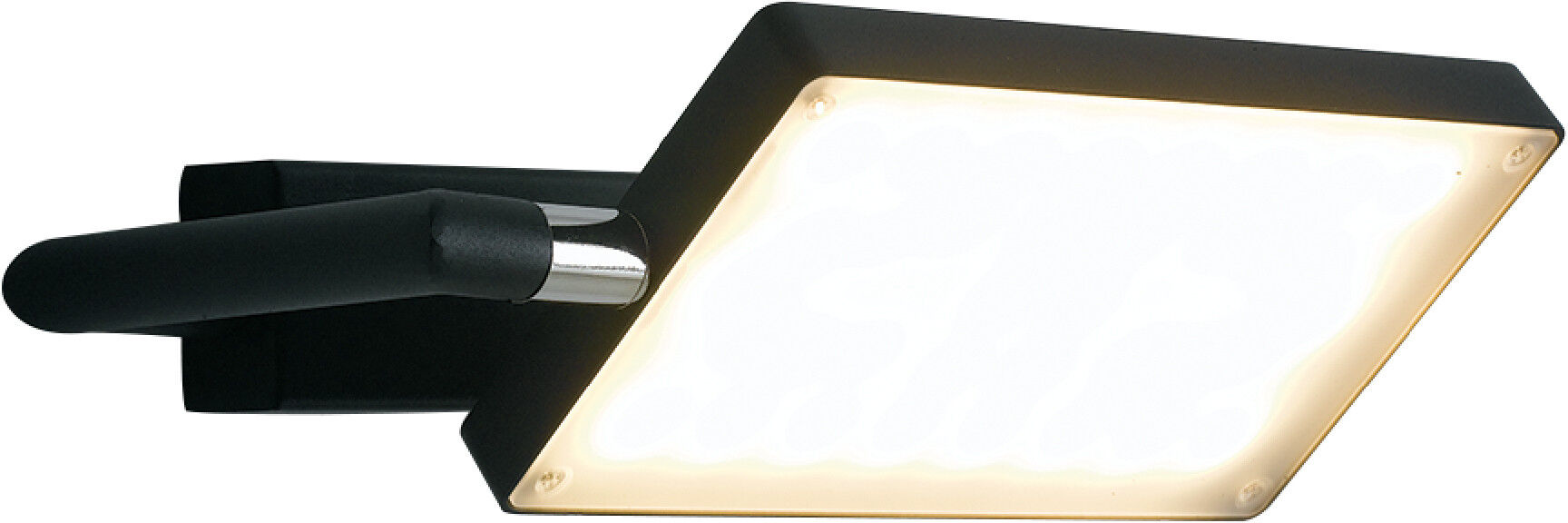 Lampadario Applique Led Book Moderno Colore Nero 17W Dim 22,5 x 10-15 x 10-15 cm