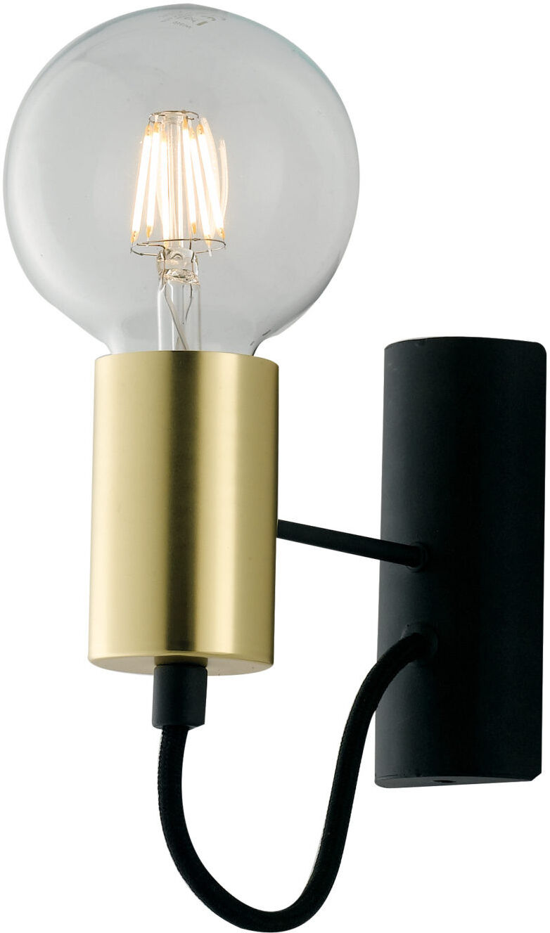 Lampadario Applique Axon Class Colore Nero Oro 60W Mis 5 x 17 x 16 cm