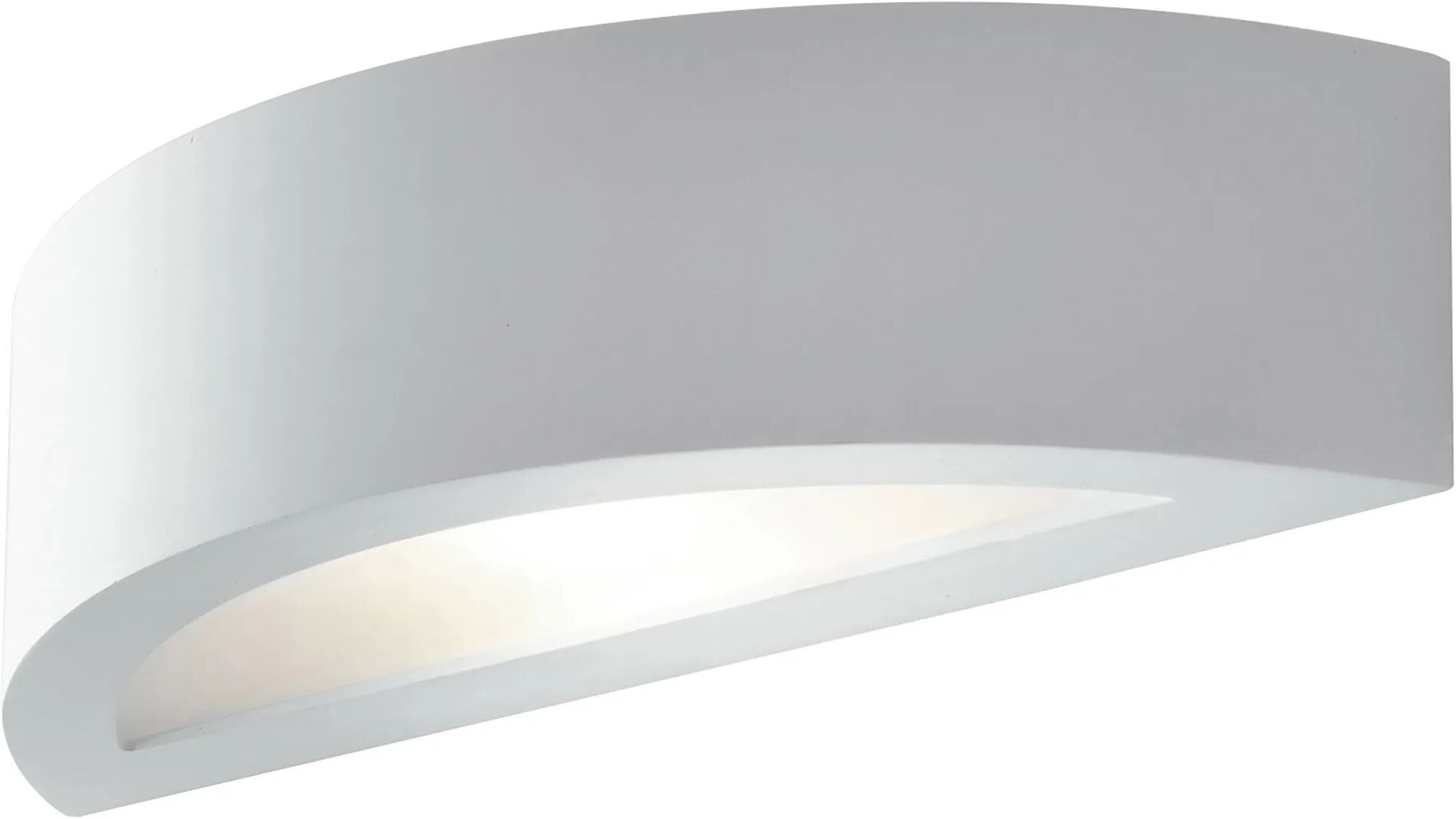 Tecnomat APPLIQUE CORTINA 2xE14 FINO A 13W LAMPADINA NON INCLUSA IN GESSO 420x150x70 mm