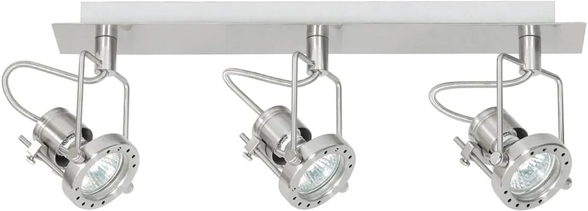 Tecnomat BARRA 3 FARETTI INTEC TECHNO IN METALLO CON LAMPADINE LED SMD GU10 3x5W