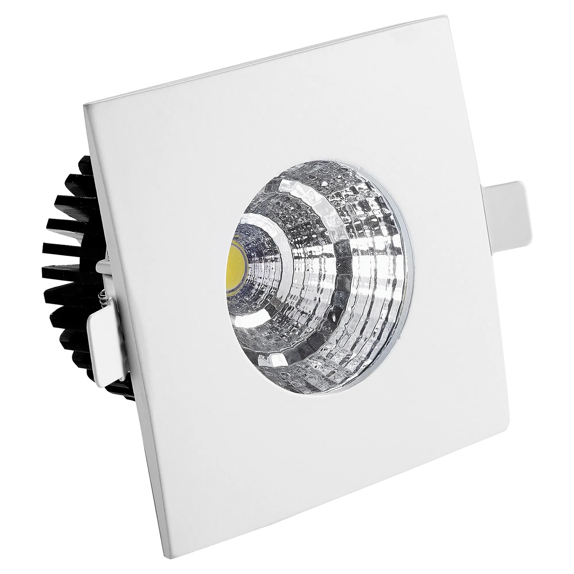 Vivida FARETTO INCASSO QUADRO FISSO BIANCO LED COB 5W 4000K IP20 55x55x54 mm FORO Ø 43 mm