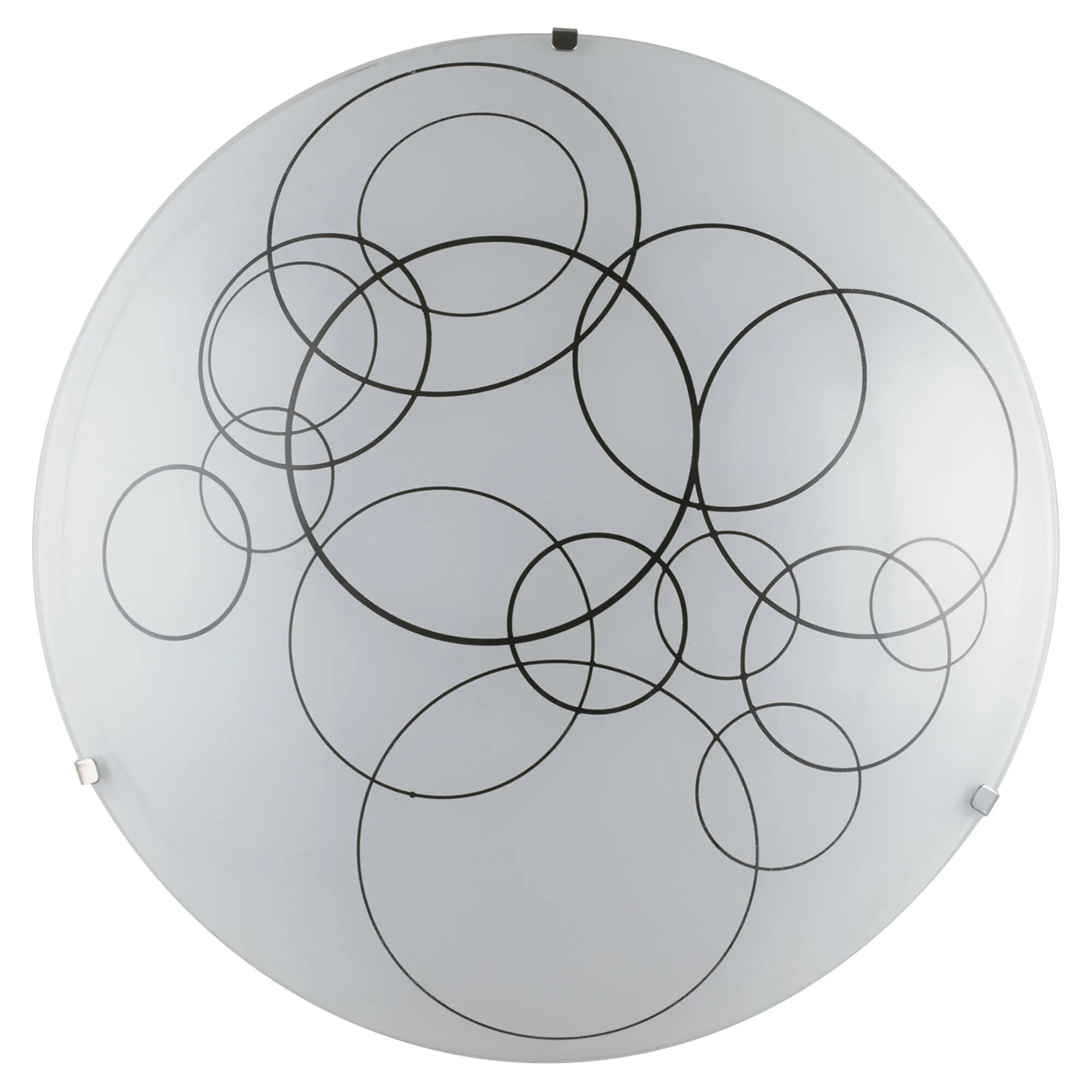 Tecnomat PLAFONIERA KARMA E27 3xE27 FINO 60W IN VETRO Ø40 cm IP20 LAMPADINE NON INCLUSE