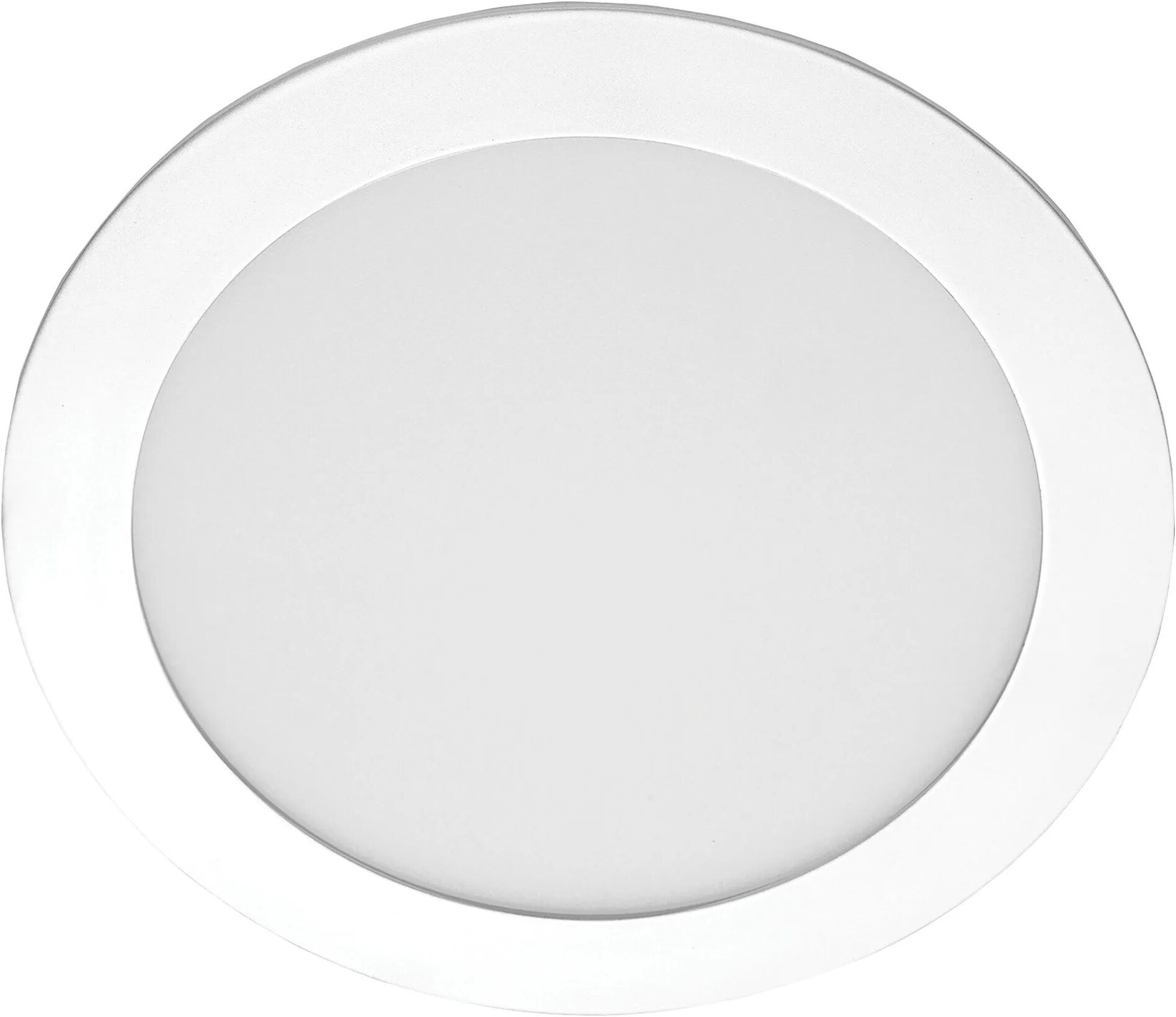 Vivida FARETTO INCASSO  LED 24W TONDO 1886 lumen 3000K LUCE CALDA IN ALLUMINIO BIANCO FORO 280mm