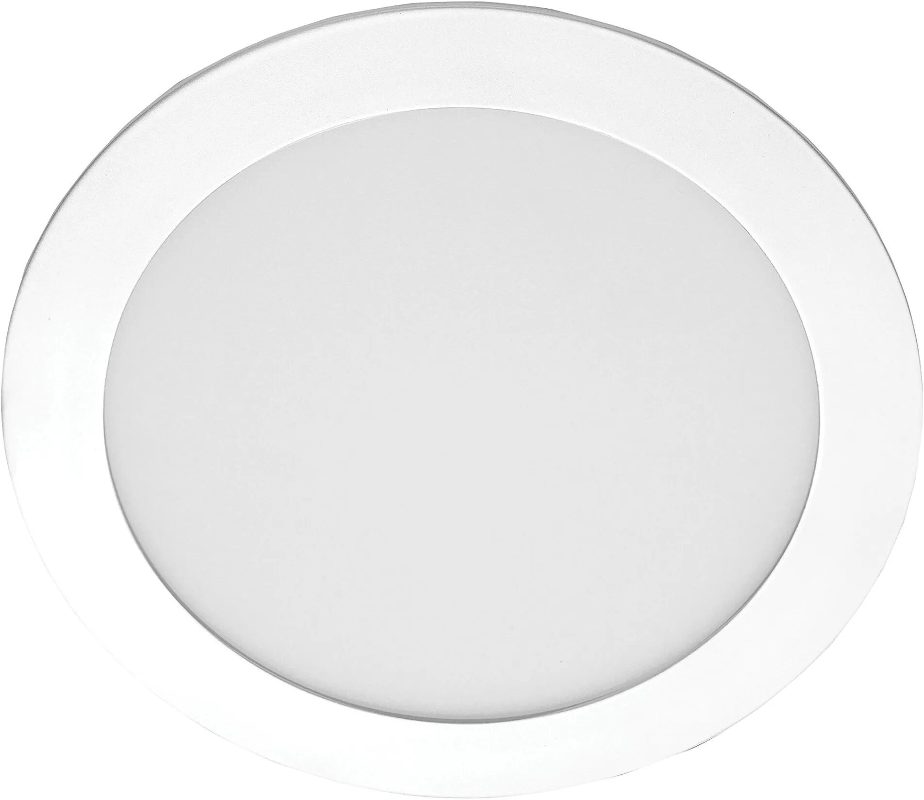 Vivida FARETTO INCASSO  LED 24W TONDO 1996 lumen 4000K LUCE BIANCA IN ALLUMINIO BIANCO FORO 280mm