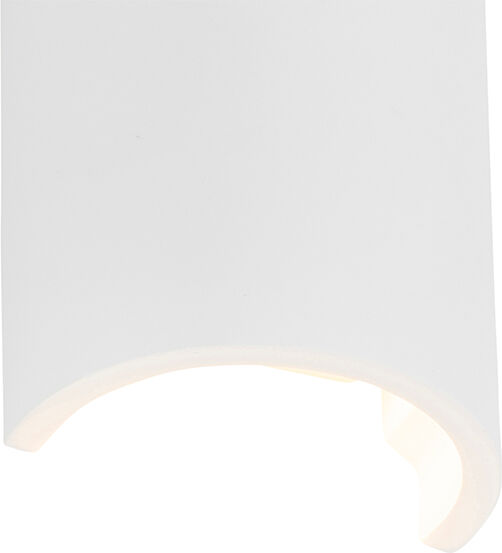 QAZQA Moderne wandlamp wit - Colja Novo