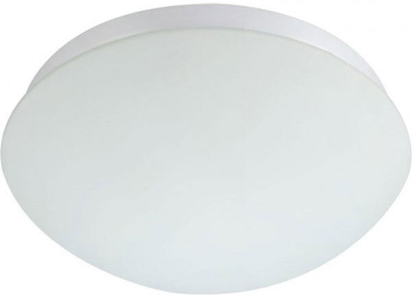 BES LED Actie: LED Plafondlamp met Bewegingssensor - Opbouw Ovaal - 360° - E27 - Mat Wit Kunststof