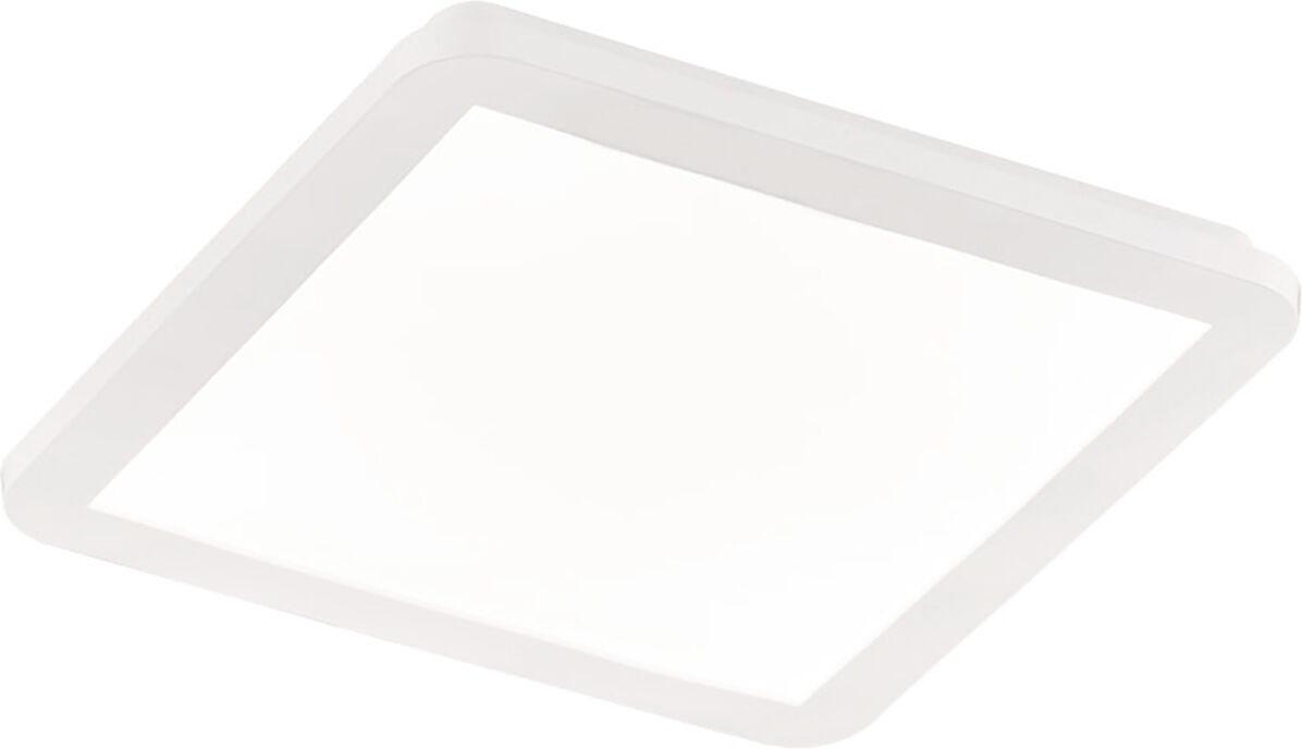 BES LED LED Plafondlamp - Badkamerlamp - Trion Camy - Opbouw Vierkant 16W - Spatwaterdicht IP44 - Dimbaar - Warm Wit 3000K - Mat Wit