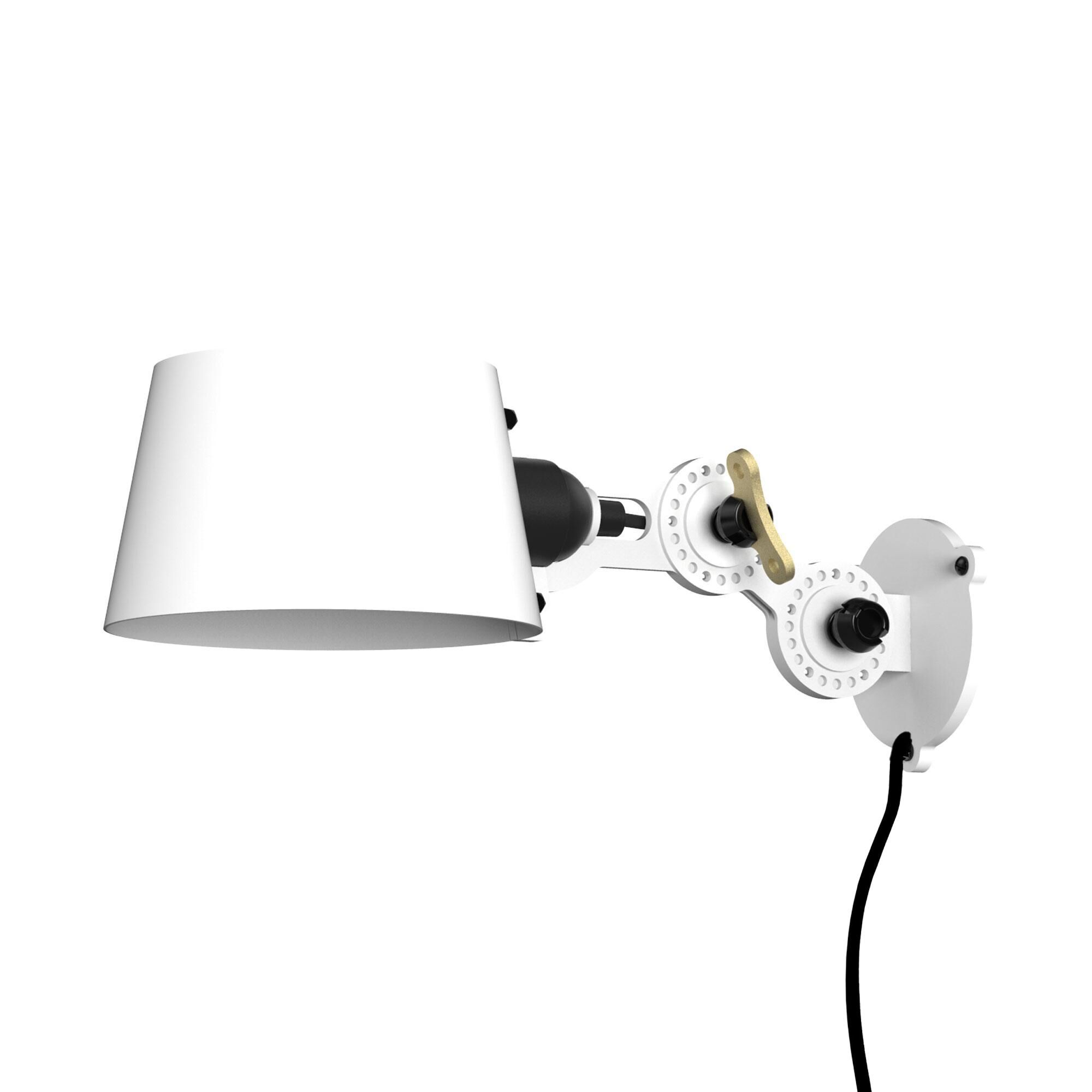 Tonone Bolt Sidefit Mini wandlamp met stekker pure white