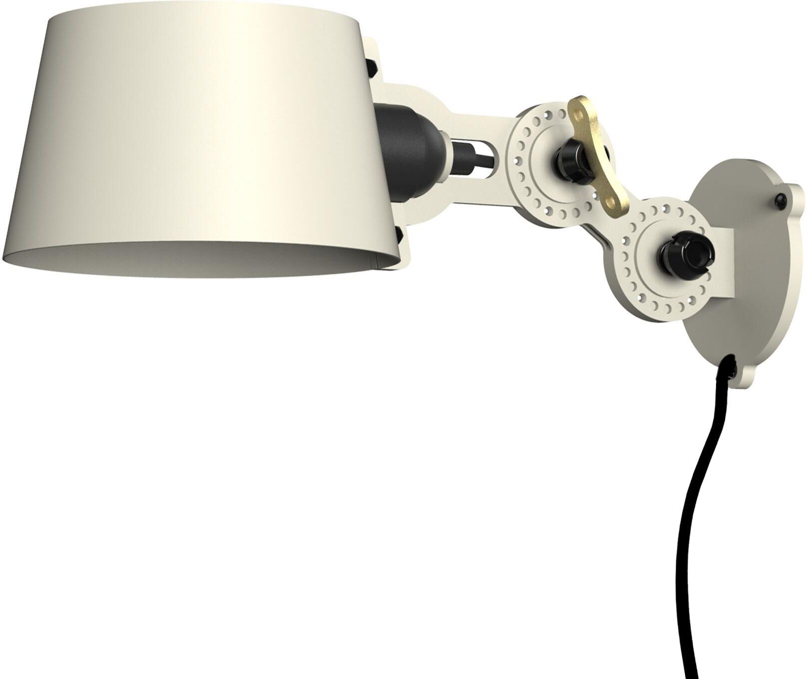 Tonone Bolt Sidefit Mini wandlamp met stekker ash grey