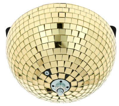 EuroLite Half Mirror Ball 20cm gold