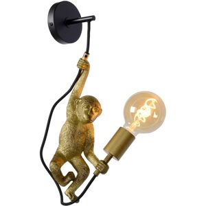 Lucide EXTRAVAGANZA CHIMP - Wandlamp - 1xE27 - Zwart