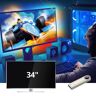 LedstripKoning PC ambilight usb game verlichting - 34 inch