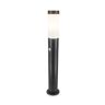 HOFTRONIC™ Dally LED Sokkellamp Zwart M – Bewegingssensor – Schemerschakelaar – E27 fitting – IP44 Waterdicht – 80 cm – tuinverlichting – padverlichting