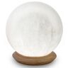 HIMALAYA SALT DREAMS Zoutkristal-tafellamp USB-bal Met de hand gemaakt van zoutkristal - iedere steen uniek, ca. 2,3 kg (1 stuk) wit