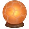 HIMALAYA SALT DREAMS Zoutkristal-tafellamp Voetbal Met de hand gemaakt van zoutkristal - iedere steen uniek, H: ca.15 cm (1 stuk) oranje