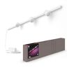 Philips Perifo railverlichting muur wit en gekleurd licht 3-spots wit basisset